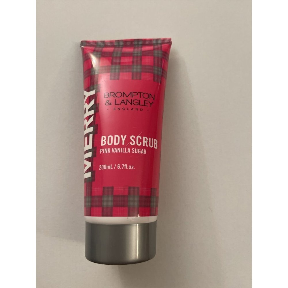 New Brompton & Langley Body Scrub Pink Vanilla Sugar 6.7 Fl Oz OC7